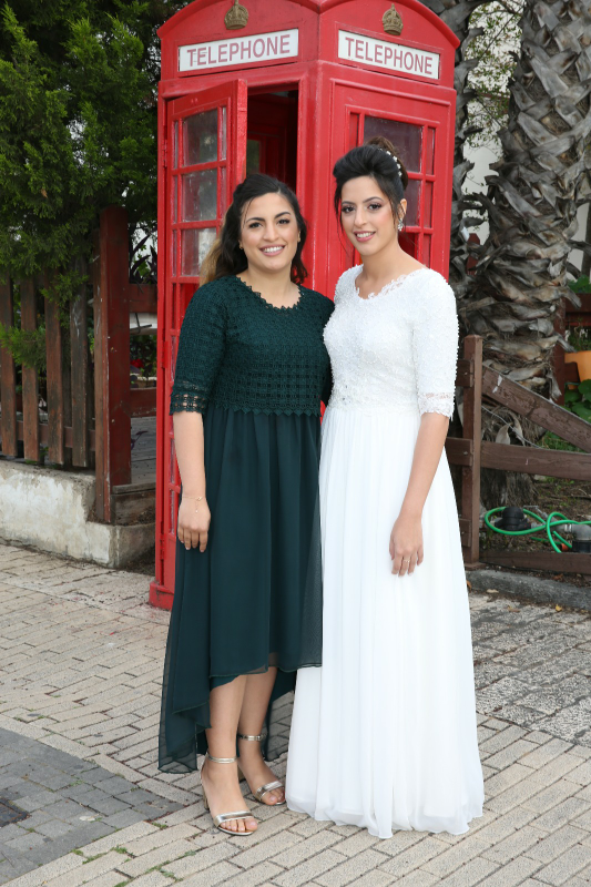 שמלת כלה צנועה שרוול ארוך